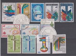 NATIONS UNIS - NEW YORK - 296/298 + 300/303 + 305/313 + 315 Obli Cote 13,45 Euros Depart A 10% - Used Stamps