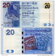 HONG KONG - SCB     20 Dollars     P-297b      1.1.2012         UNC - Hong Kong