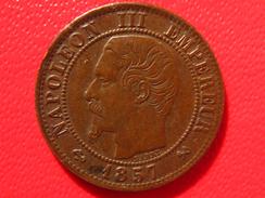 1 Centime Napoléon III 1857 B Rouen 4391 - 1 Centime