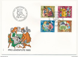 SUISSE - 5 Enveloppes FDC - Pro Juventute 1985 ( Contes ) - Bern - 26/11/1985 - FDC