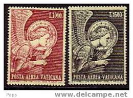 1968-VATICAN-Y&T P.A.N°53/54** ANGE - Poste Aérienne