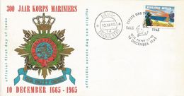 Netherlands Antilles 1965 Aruba Royal Marines FDC Cover - Militaria