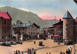 74-MEGEVE- PLACE DE L'EGLISE ET ROCHEBRUNE - Megève