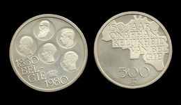 500 FRANCS 1980 . 150 ANS D'INDEPENDANCE DE LA BELGIQUE . LEGENDE FLAMANDE . - 500 Francs