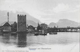 STANSSTAD - Schnitzturm Mit Dem Stanserhorn, Ca.1900 - Stans