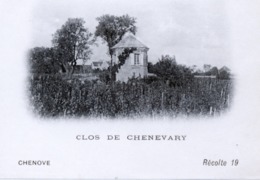 21 - Chenove : Étiquette De Vin ,Clos De Chenevary , Récolte 1900, ? . - Chenove