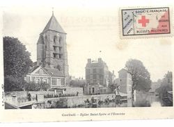Erinnophilie Lot 2 Vignettes Croix Rouge  19 Et 21 Rue Matignon  ..G - Rotes Kreuz