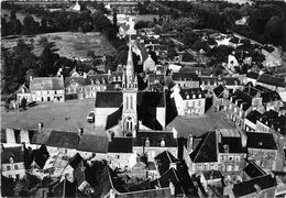 22-LANVELLON- VUE DU CIEL, PLACE DE L'EGLISE - Lanvollon