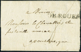 Lettre Marque Postale De Rouen (lenain N° 5), Datée De 1766 Pour Pont L'Evêque, T.B. - Altri & Non Classificati