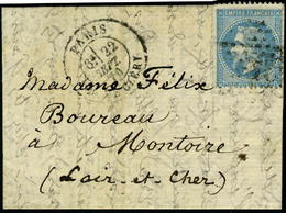 Lettre Le Neptune, Courrier Du Neptune Retardé, Càd Paris R De Cléry 22 Sept 70 Pour Montoire (L Et Ch), T.B. - Autres & Non Classés