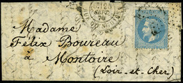 Lettre Les Etats-Unis, Càd Paris R D'Enghien 25 Sept 70 Pour Montoire (L Et Ch), T.B. - Andere & Zonder Classificatie