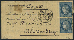 Lettre LA POSTE DE PARIS, Gazette Des Absents N° 28 Affranchi à 40c (2x20), Oblitération étoile 1 Place De La Bourse + C - Andere & Zonder Classificatie