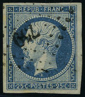 Oblitéré N° 10, Et 10a, 25c Bleu Et Bleu Foncé, T.B. - Altri & Non Classificati