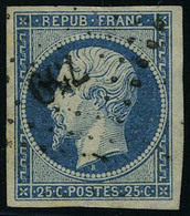 Oblitéré N° 10, Et 10a, 25c Bleu Et Bleu Foncé, T.B. - Other & Unclassified