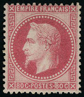 Neuf Avec Charnière N° 32d, 80c Rose Vif, Cl, T.B. Signé Brun - Altri & Non Classificati