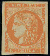 Neuf Avec Charnière N° 48, 40c Orange T.B. - Other & Unclassified