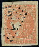 Oblitéré N° 48, 40c Orange, T.B. Signé A Brun - Andere & Zonder Classificatie