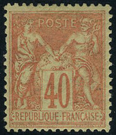 Neuf Avec Charnière N° 94, 40c Rouge Orange, T.B. - Other & Unclassified