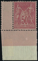 Neuf Sans Charnière N° 98, 50c Rose Cdf, Superbe - Autres & Non Classés