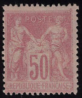 Neuf Avec Charnière N° 104, 50c Rose, Type III, Cl, T.B. - Other & Unclassified