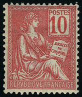 Neuf Sans Charnière N° 112, 10c Rose Excellent Centrage Superbe - Autres & Non Classés