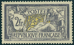 Neuf Avec Charnière N° 122, 2f Merson Trace De Charnière Nettoyée, Aspect **, Très Bien Centré, T.B. Signé Calves - Altri & Non Classificati