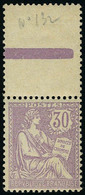 Neuf Sans Charnière N° 128, 30c Violet Mouchon Retouché, Bdf, T.B. - Altri & Non Classificati