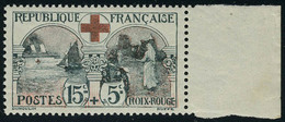 Neuf Sans Charnière N° 156, 15 + 5c Croix Rouge, Léger Pli Sinon T.B. - Sonstige & Ohne Zuordnung