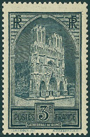 Neuf Sans Charnière N° 259a, 3f Cathédrale De Reims, Type II, T.B. - Andere & Zonder Classificatie