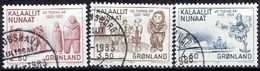 GREENLAND  # FROM 1983 STAMPWORLD  143-45 - Used Stamps