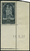 Neuf Sans Charnière N° 259b, 3f Reims Type III, CD 11.3.30 T.B. - Altri & Non Classificati