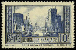 Neuf Sans Charnière N° 261d, 10f La Rochelle Type II Outremer, T.B. - Altri & Non Classificati