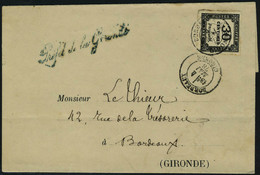 Lettre N° 6, 30c Noir L. Imprimé Du Greffe Du Conseil De Préfecture, Càd Bordeaux 4 Mai 1878, Griffe Préfet De La Girond - Other & Unclassified