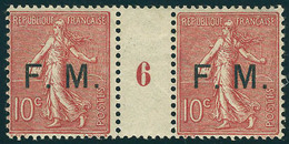 Neuf Sans Charnière N° 4, 10c Rose, Paire Hor Millésime 6, T.B. Maury - Other & Unclassified