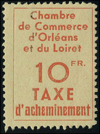 Neuf Sans Charnière N° 2/3, Chambre De Commerce D'Orleans T.B. N° 2 Infime Cl - Other & Unclassified