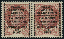 Neuf Sans Charnière MONTREUIL BELLAY, Mayer N° 44a, Les 2 Surcharges Se Tenant En Paire Hor. T.B. - Other & Unclassified