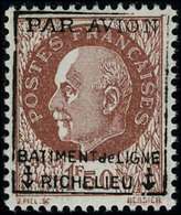 Neuf Sans Charnière N° 3, 1.50 Pétain Batiment De Ligne Richelieu, T.B. - Andere & Zonder Classificatie