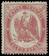 Neuf Avec Charnière N° 5, 25c Rouge T.B. Signé Brun - Altri & Non Classificati