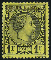 Neuf Avec Charnière N° 1/9, La Série Charles III, 1er Choix 25c Obl, Bon Aspect, Sauf 15c - Autres & Non Classés