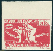 Neuf Sans Charnière N° 60, 0.50 + 4f50 X 4ex Couleurs Différentes + N° 61 : 1f50 + 8f50 X 2ex : 1 Rouge + 1 Vert Jaune,  - Autres & Non Classés