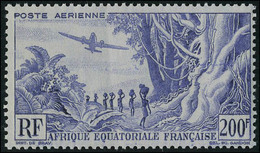 Neuf Sans Charnière N° 52B, 200f Caravane De Porteurs, Violet Au Lieu De Bleu, T.B. Maury - Other & Unclassified