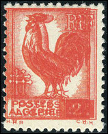 Neuf Sans Charnière N° 220a, 2f Rouge Coq Impression Double T.B. Maury - Autres & Non Classés