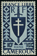 Neuf Sans Charnière N° 250a, 10c Bleu, Double Impression De La Valeur T.B. - Autres & Non Classés