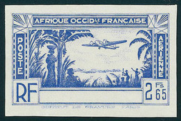 Neuf Sans Gomme Type PA De 1940, 2f65 Bleu, Sans Légende Côte D'Ivoire, ND, Non émis, T.B. - Otros & Sin Clasificación