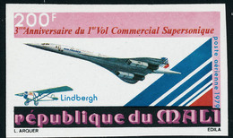 Neuf Sans Charnière N° 351/53. La Série Concorde Complète Non Dentelée + La Même En 3 épreues De Luxe, T.B. - Autres & Non Classés