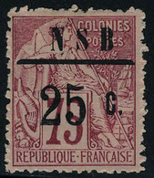 Neuf Sans Gomme N° 11, 25c Sur 7c Rose Type I Réimpression De 1900 T.B. Rare - Other & Unclassified