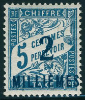 Neuf Avec Charnière N° 5a, 2m Sur 5c Surcharge Bleue, T.B. Signé Champion - Other & Unclassified
