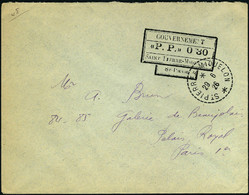 Lettre 2 L Affranchies Avec Cachets Provisoire De 1926 Différents : 1 Cachet PP Càd 22.5.26 Et 1 Cachet PP 030 Càd Du 29 - Other & Unclassified
