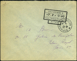 Lettre 2 L Affranchies Avec Cachets Provisoire De 1926 Différents : 1 Cachet PP Càd 22.5.26 Et 1 Cachet PP 030 Càd Du 29 - Autres & Non Classés