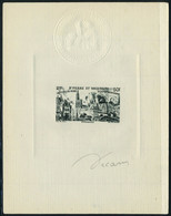 N° 12/17, La Série Tchad Au Rhin - 6 épreuves D'artistes Timbre à Sec Ministère Des Colonies + Signature Decaris - Altri & Non Classificati